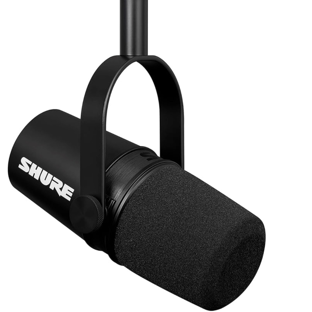 Shure MV7 USB Microphone for Podcasting, Recording, Live Streaming (Micro USB/XL